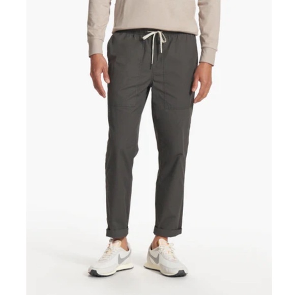 Vuori Men's XL Vintage Ripstop Pant Balsam Grey NWT Cuffed Cotton Durable - Picture 6 of 7